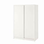 KLEPPSTAD - 滑門衣櫃, 白色 | IKEA 線上購物