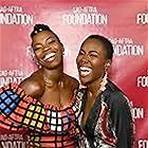 DeWanda Wise and Sasheer Zamata at an event for The Weekend (2018)