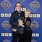 Russell T. Davies and Anita Dobson at an event for Doctor Who (2005)
