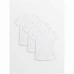 Buy White Crew Neck T-Shirt 3 Pack - 4 years | PE kits | Tu