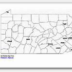 printable Pennsylvania major cities map labeled
