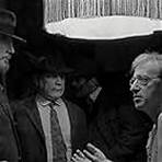 Woody Allen, David Ogden Stiers, Victor Argo, James Rebhorn, and Daniel von Bargen in Shadows and Fog (1991)
