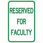 Reserved for Faculty Signs - AR-109