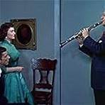 Donna Reed, Hy Averback, Steve Allen, and Herbert Anderson in The Benny Goodman Story (1956)