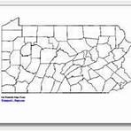 printable Pennsylvania county map unlabeled