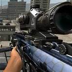 Warzone Sniper Atire nos inimigos com seu rifle de precisã