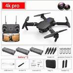 Drone E88 Pro 4k HD 2 Camera 3 baterias com Bolsa R$ 49,90