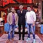 Shoojit Sircar, Vicky Kaushal, and Kapil Sharma in Vicky and Shoojit in the House (2021)