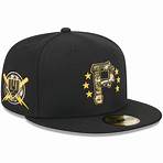 Men's Pittsburgh Pirates New Era Black 2024 Armed Forces Day On-Field 59FIFTY Fitted Hat