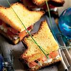 Mini Salmon Pandoro Club Sandwich