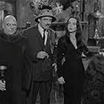 Jackie Coogan, John Astin, Carolyn Jones, and Felix Silla in The Addams Family (1964)