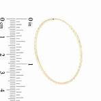 10K Tube Hollow Gold Diamond-Cut Continuous Hoops|Banter