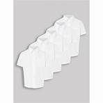 Buy White Short Sleeve School Shirts 5 Pack 9 years | School shirts | Tu
