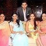 Hema Malini, Jaya Bachchan, Esha Deol, Karan Johar, and Shweta Bachchan-Nanda in Koffee with Karan (2004)