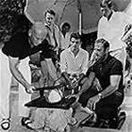 Charles Bronson, James Coburn, Yul Brynner, Robert Vaughn, Horst Buchholz, and Brad Dexter in The Magnificent Seven (1960)