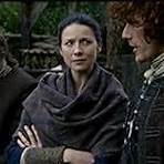 Caitríona Balfe, Sam Heughan, and Steven Cree in Outlander (2014)