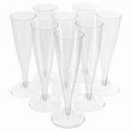 Party Plastic Champagne Flutes (Pack of 6)