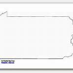 printable Pennsylvania outline map