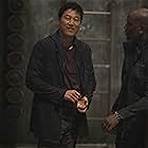 Sung Kang and Tyrese Gibson in F9: The Fast Saga (2021)