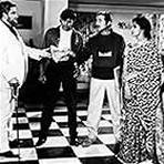 Beena Banerjee, Mithun Chakraborty, Shafi Inamdar, and Anupam Kher in Pratigyabadh (1991)