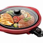 Grill Lenoxx Life Red Redondo 1250W R$ 65,66
