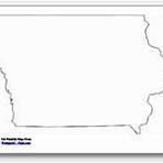 printable Iowa outline map