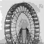 The original Ferris wheel, designed by George Washington Gale Ferris, built for the World's Columbian Exposition, Chicago, 1893.