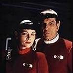 Kim Cattrall and Leonard Nimoy in Star Trek VI: The Undiscovered Country (1991)