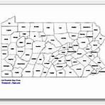 printable Pennsylvania county map labeled