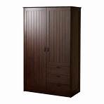 MUSKEN - 雙門衣櫃/3抽, 棕色 | IKEA 線上購物