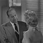 Broderick Crawford and Martha Hyer in Down Three Dark Streets (1954)