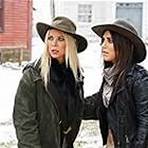 Tara Reid and Cassandra Scerbo in The Last Sharknado: It's About Time (2018)