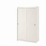 HAUGA - 滑門衣櫃, 白色 | IKEA 線上購物