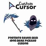 Fortnite Raven Skin Iron Beak Pickaxe Cursor