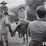 James Arness, Anne Seymour, and Dennis Weaver in Gunsmoke (1955)