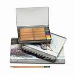 Crayon de couleur aquarellable Boesner - Boîte de 12, 24