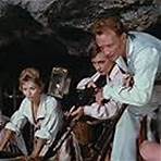 Kevin Corcoran, Tommy Kirk, James MacArthur, Dorothy McGuire, John Mills, and Janet Munro in Swiss Family Robinson (1960)