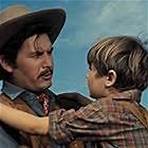 Kevin Corcoran and Fess Parker in Old Yeller (1957)