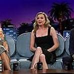 Busy Philipps, Eugenio Derbez, and Emily VanCamp in The Late Late Show with James Corden (2015)