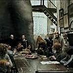 Timothy Spall, Rupert Grint, Daniel Radcliffe, Chris Rankin, Jim Tavaré, Emma Watson, Bonnie Wright, James Phelps, Oliver Phelps, and Crackerjack in Harry Potter and the Prisoner of Azkaban (2004)
