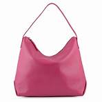 BOLSA HOBO COURO BASIC - ROSA ESCURO