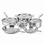 D3 Stainless Everyday, 10 Piece Pots and Pans Cookware Set