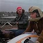 Brion James and Kent McCord in Galactica 1980 (1980)
