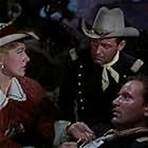 William Holden, Richard Anderson, and Eleanor Parker in Escape from Fort Bravo (1953)