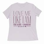 Love Me Like I Am Tee - Lavender