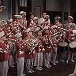 Ron Howard, Buddy Hackett, Paul Ford, Harry Hickox, and Robert Preston in The Music Man (1962)