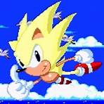 Super Sonic and Hyper Sonic in Sonic 1 Super Sonic no jogo do Mega Drive