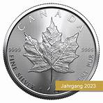 Silbermünze 1 Unze Maple Leaf diverse Jahrgänge