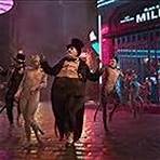 James Corden, Robbie Fairchild, Laurie Davidson, and Francesca Hayward in Cats (2019)