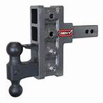 Gen-Y Hitch GH-224 8 Ton 5" Offset Adjustable Drop Hitch & Pintle Lock with Dual-Ball